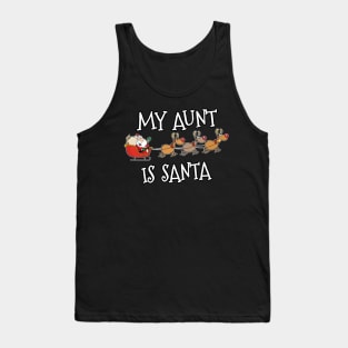 Matching family Christmas outfit Aunt Tank Top